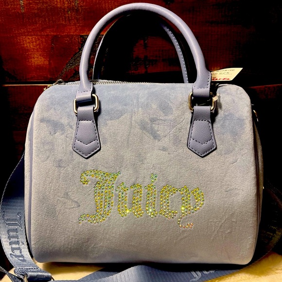 Juicy Couture Handbags - Juicy couture velour Obsession satchel new